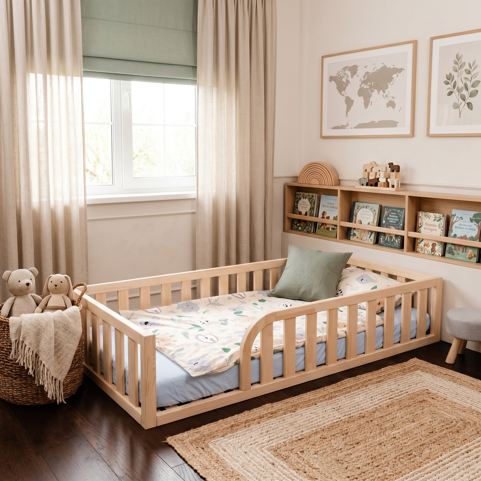 Daisy Toddler Floor Bed