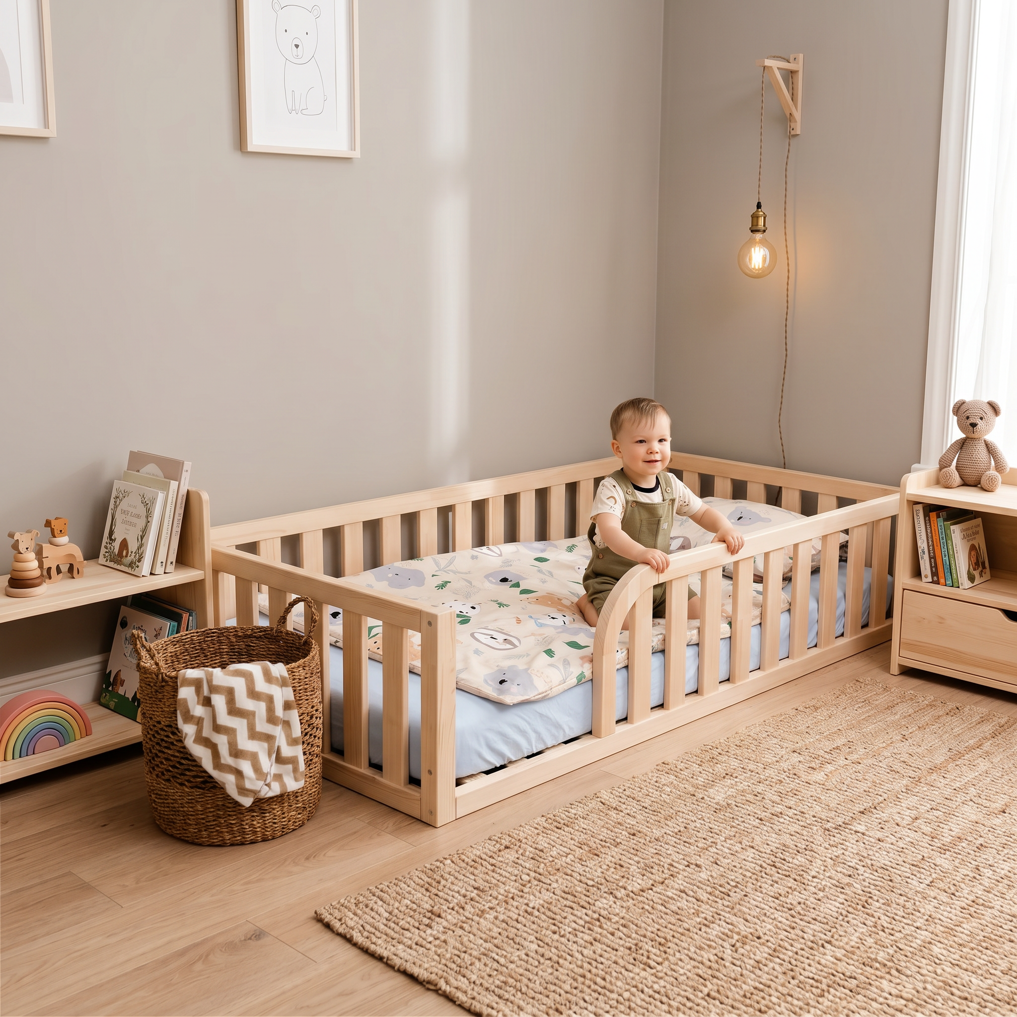 Daisy Toddler Floor Bed