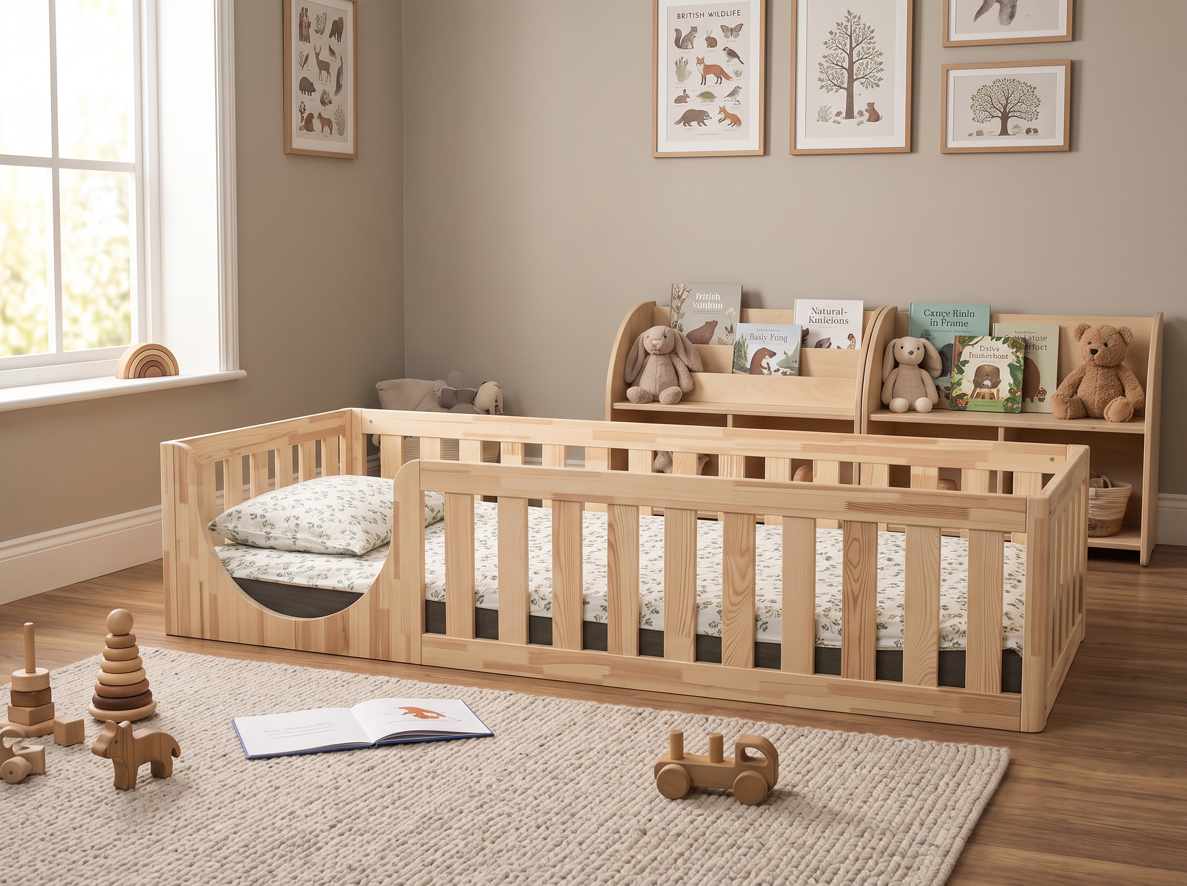 Ezra Toddler Floor Bed