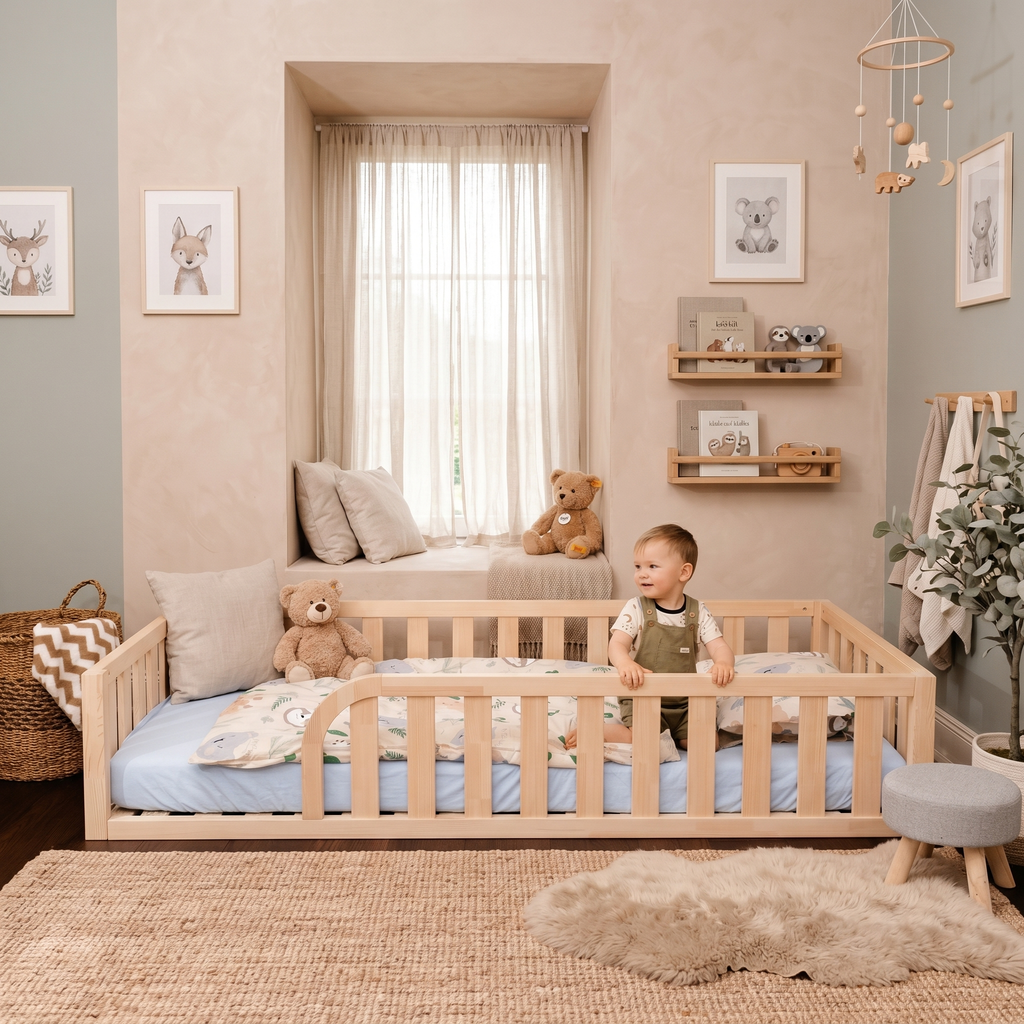 Daisy Toddler Floor Bed