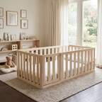 Eddie High Side Floor Bed with Door