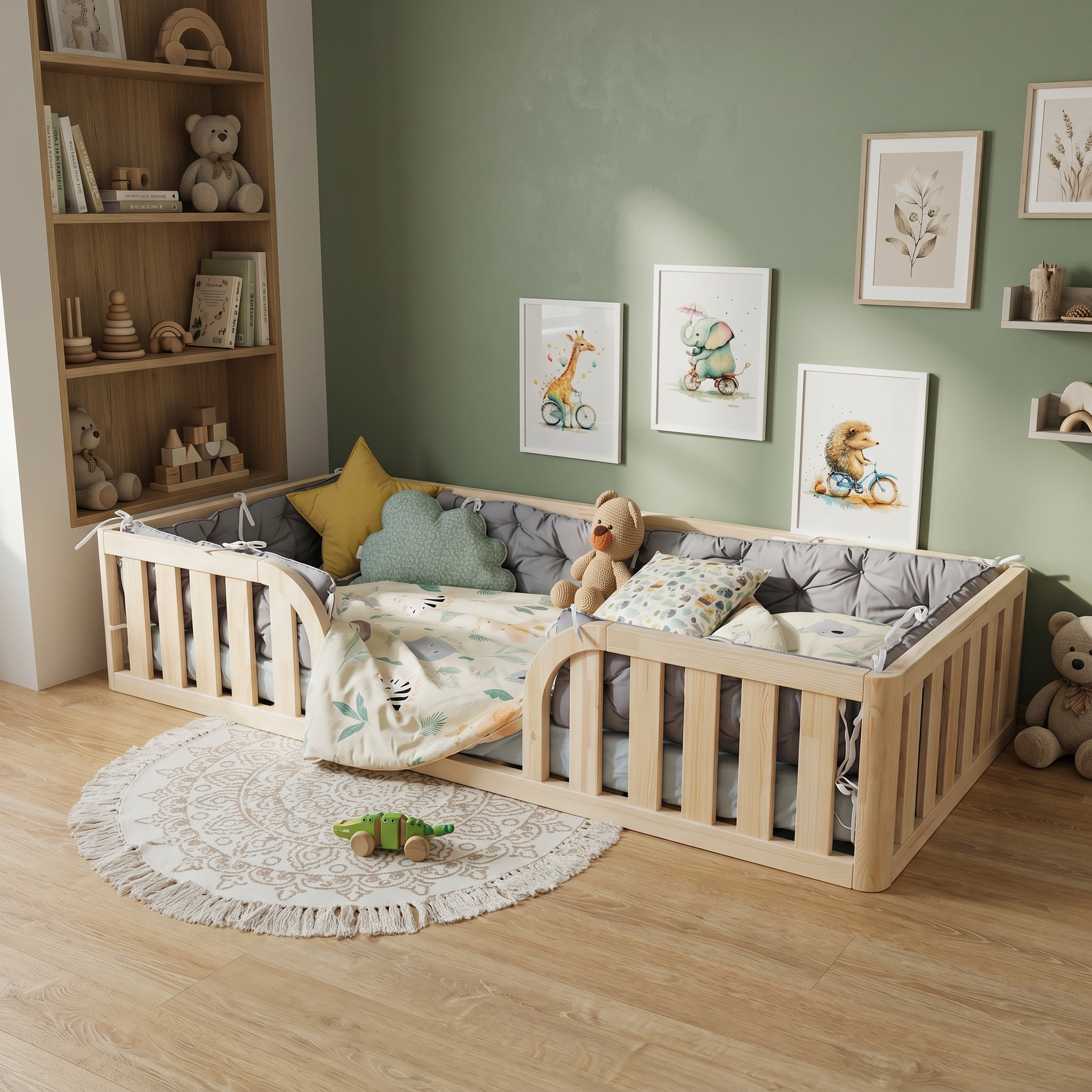 Daisy Toddler Floor Bed
