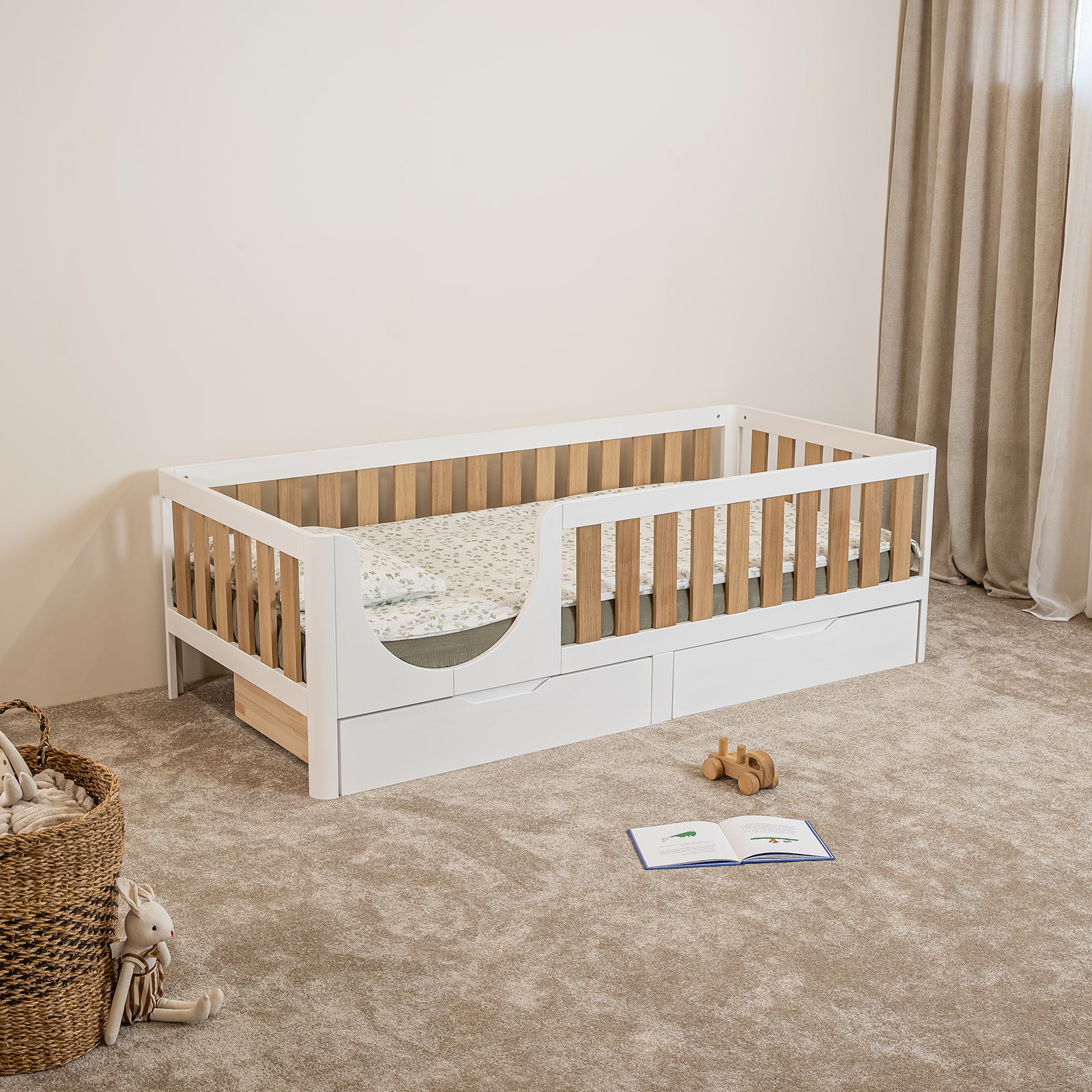 Ezra Toddler Floor Bed