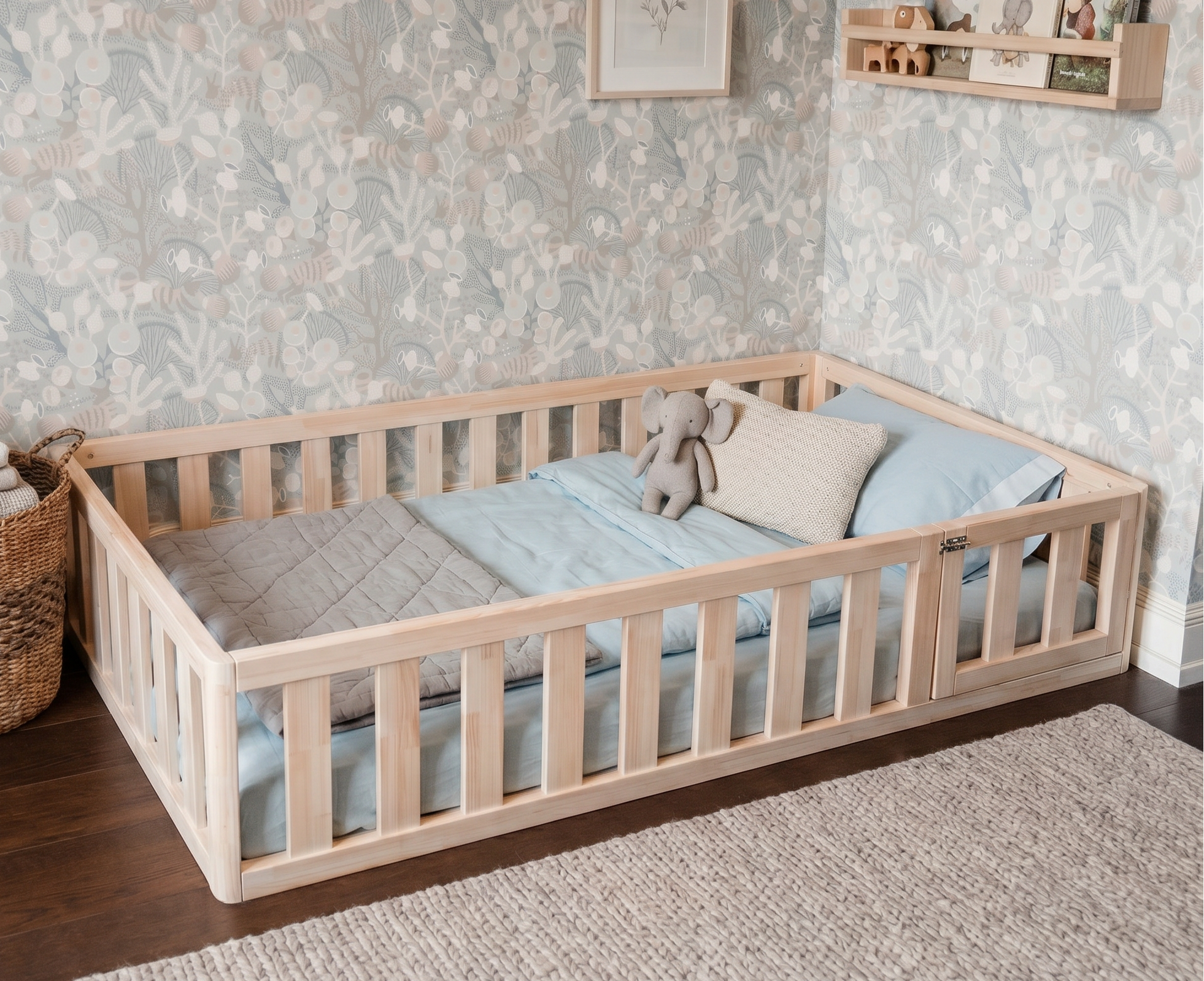 Rosie Toddler Floor Bed with Door